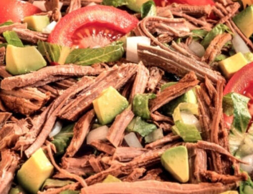 Tipos de saladas com pernil desfiado