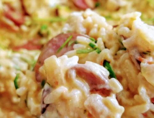 Receita de Arroz com Linguiça Calabresa