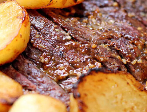 Fraldinha na Mostarda Assada no Forno